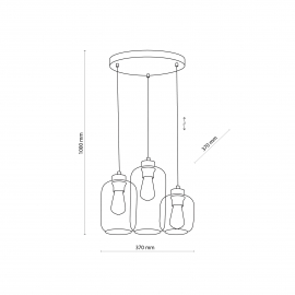 Lampa wisząca MARCO BROWN 3175
