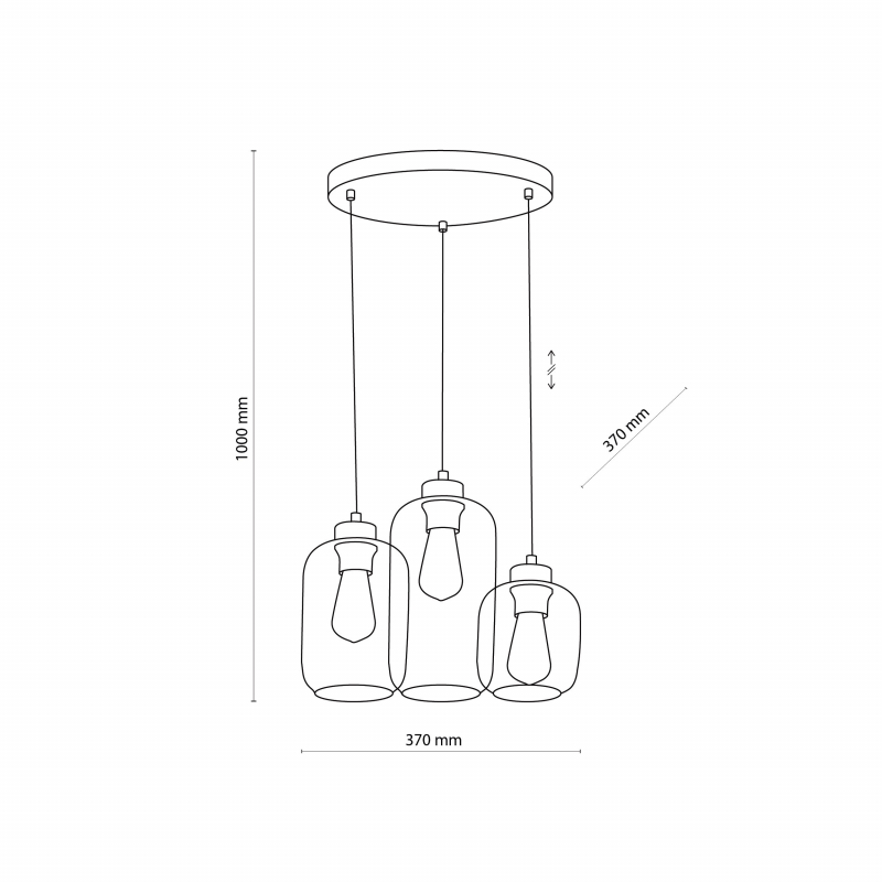 Lampa wisząca MARCO BROWN 3175
