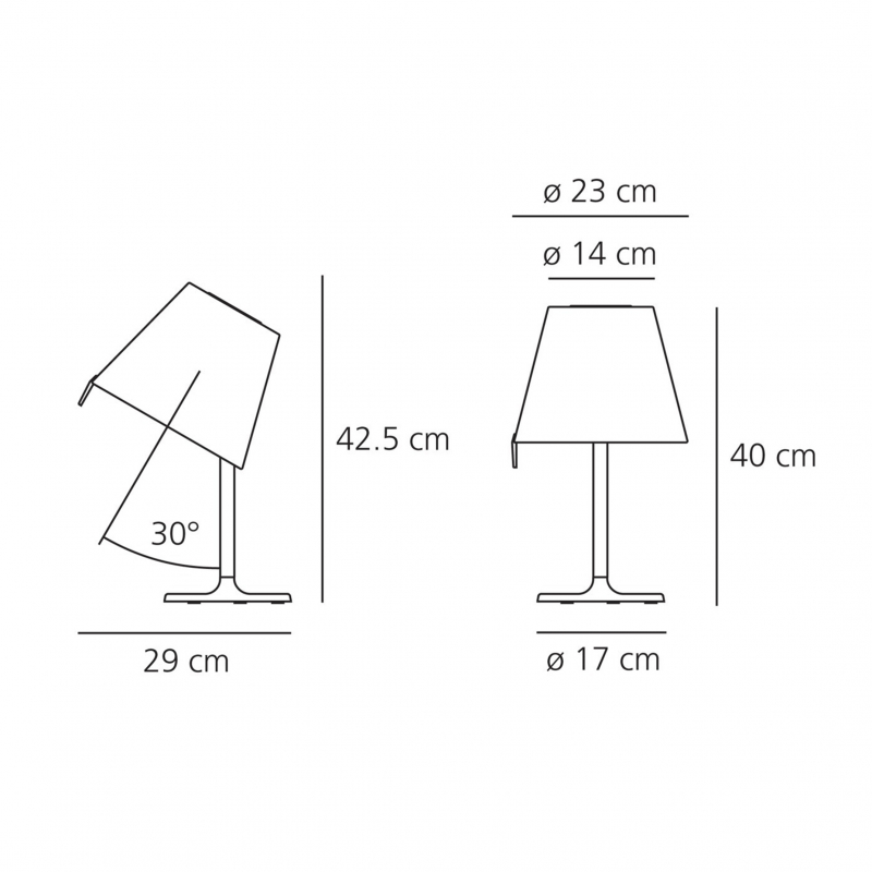 Lampa stołowa MELAMPO NOTTE