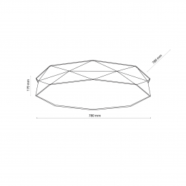 Lampa sufitowa KANTOOR NEW 4225