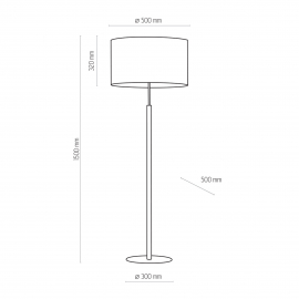 Lampa podłogowa DEVA GRAPHITE 5218