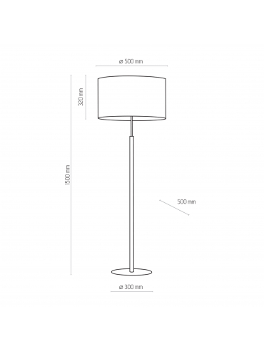 Lampa podłogowa DEVA GRAPHITE 5218