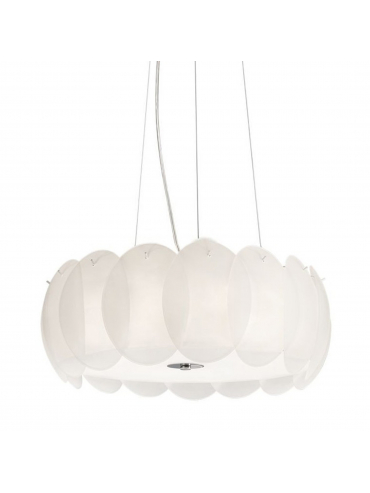 Lampa wisząca OVALINO SP8 BIANCO