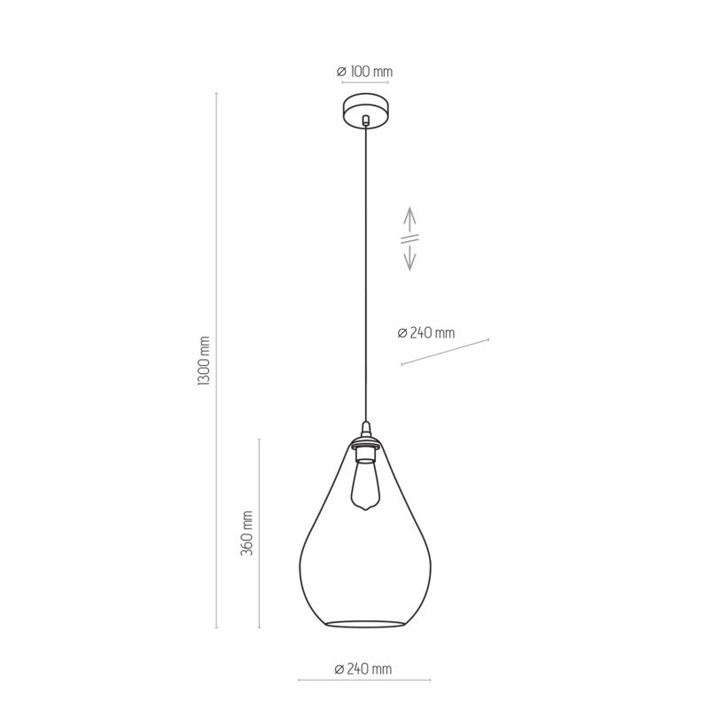 Lampa wisząca FUENTE 2326