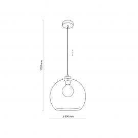 Lampa wisząca CUBUS GRAPHITE 4292