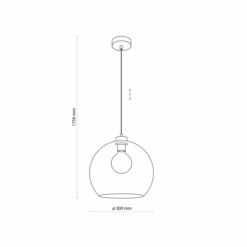 Lampa wisząca CUBUS GRAPHITE 4292