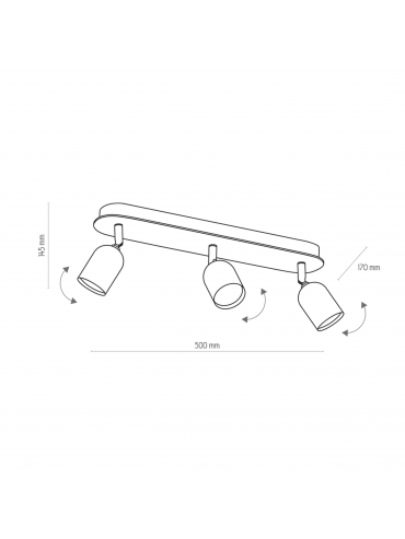 Lampa sufitowa TOP WOOD 3296