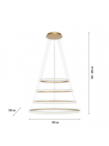 Lampa wisząca TESSARA 2124-60