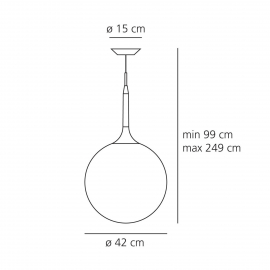Lampa wisząca CASTORE 42 SUSPENSION