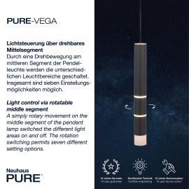 Lampa wisząca PURE-VEGA 2211-18
