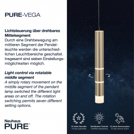 Lampa wisząca PURE-VEGA 2211-60