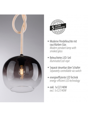 Lampa wisząca LUMA 2410-18