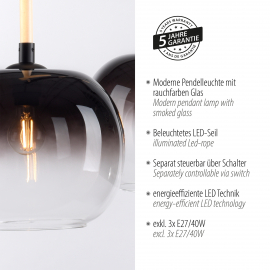 Lampa wisząca LUMA 2411-18