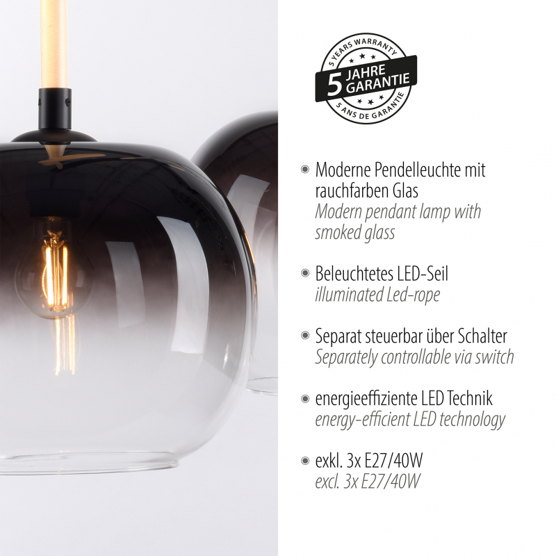 Lampa wisząca LUMA 2411-18