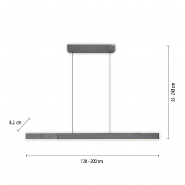 Lampa wisząca PURE-MOTO-RISE 2545-15