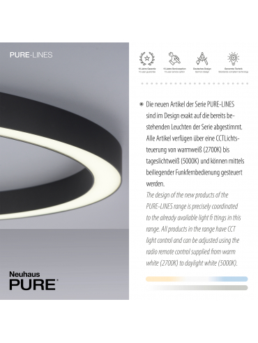 Lampa sufitowa PURE-LINES 6306-13