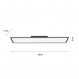 Lampa sufitowa FLAT 16533-18-O