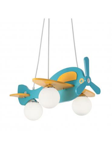 Lampa wisząca AVION-1 SP3 (BLU/GIALLO)