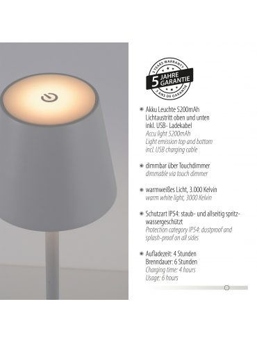 Lampa stołowa EURIA 19250-16