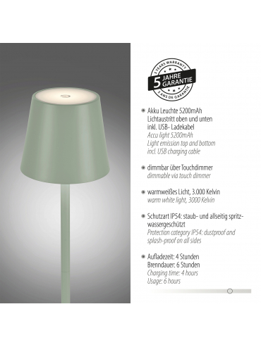 Lampa stołowa EURIA 19250-43