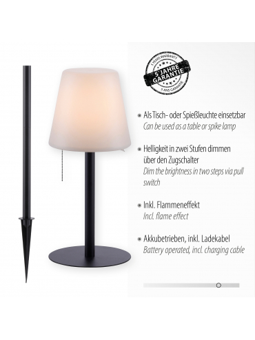 Lampa stołowa/dogruntowa KENO 19753-18
