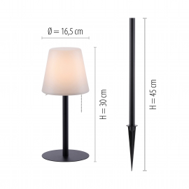 Lampa stołowa/dogruntowa KENO 19753-18