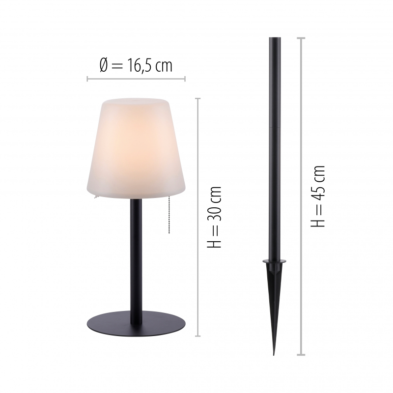 Lampa stołowa/dogruntowa KENO 19753-18