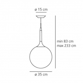 Lampa wisząca CASTORE 35 SUSPENSION