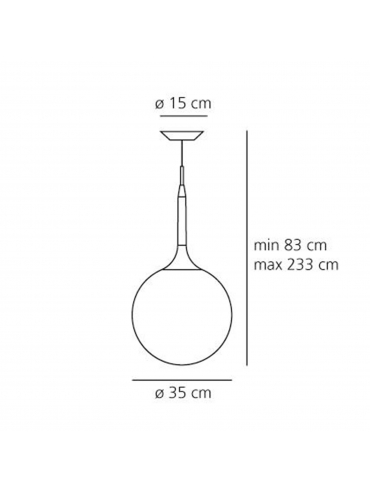 Lampa wisząca CASTORE 35 SUSPENSION