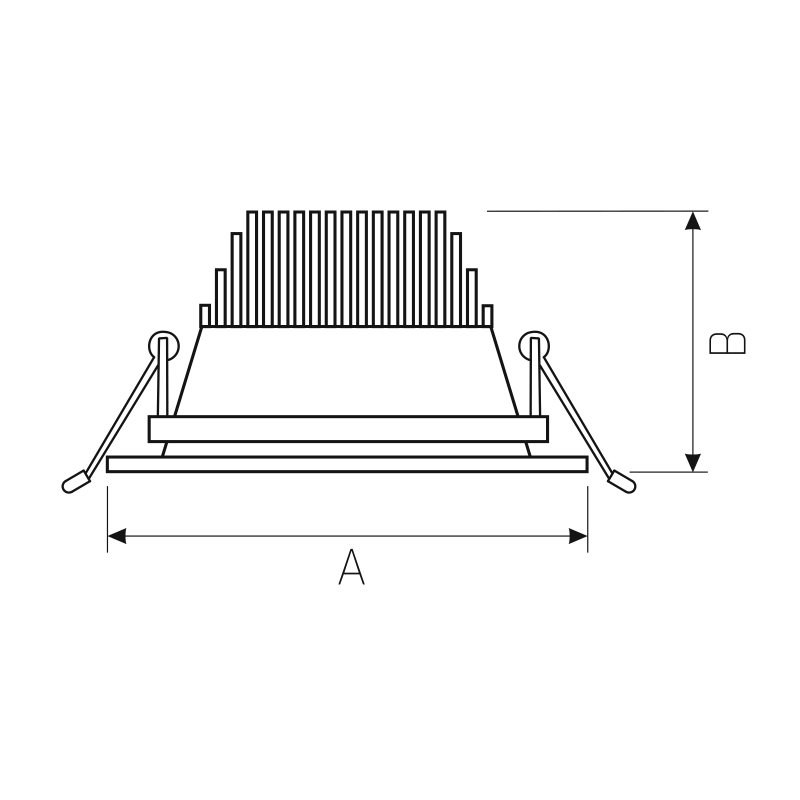 Oprawa sufitowa CEL MONA 3 940 19W 60st WOJP06104