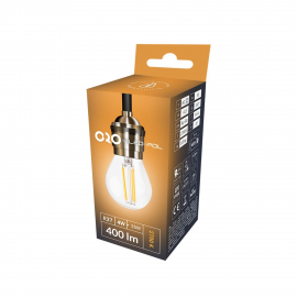 Żarówka ORO-E27-G45-FL-CLARO-4W-DW