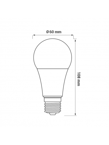 Żarówka LED ORO-ATOS-E27-A60-8,5W-DW