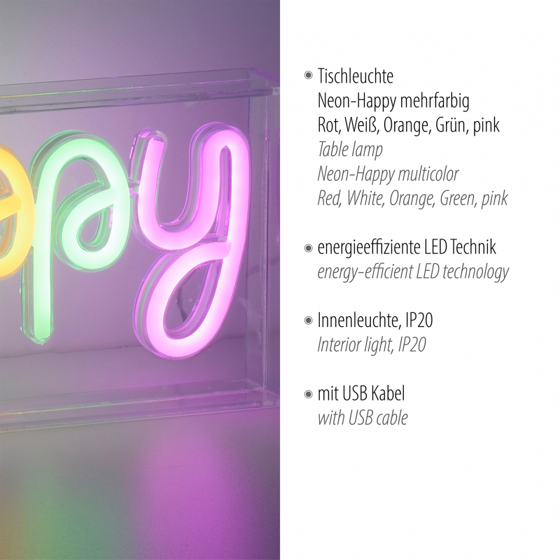 Lampa stołowa NEON-HAPPY 85027-70