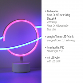 Lampa stołowa NEON-SATURN 85029-70