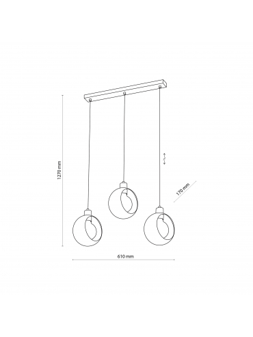 Lampa wisząca CYKLOP WHITE 2743