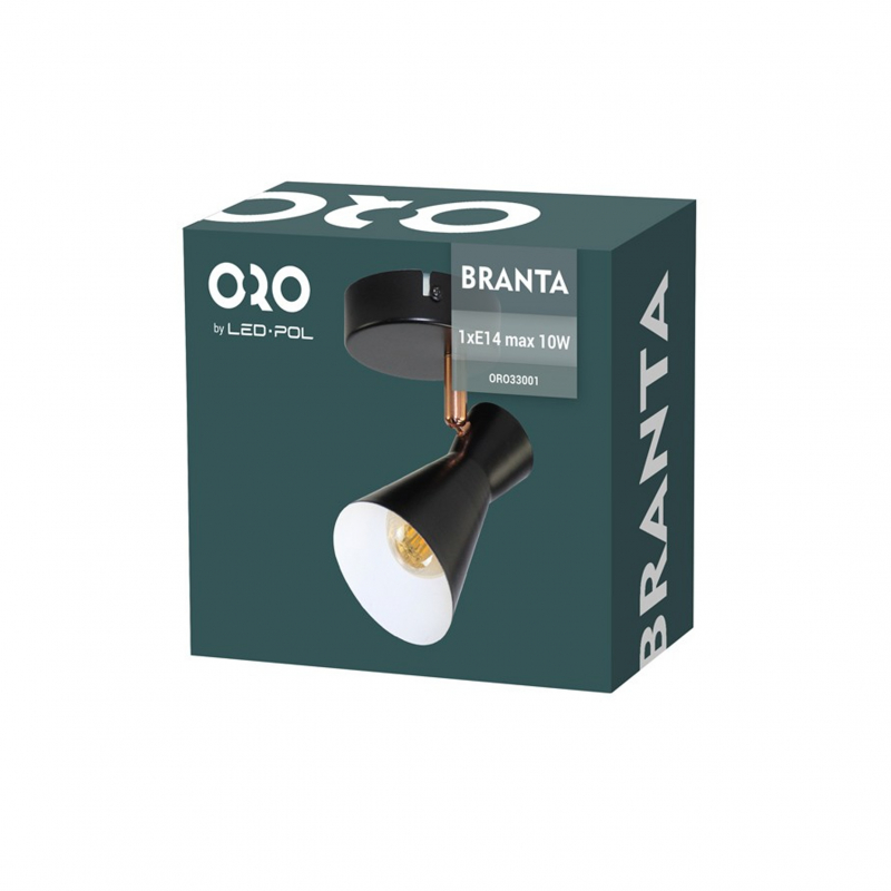 Spot ORO BRANTA 1XE14 B/W ORO33001