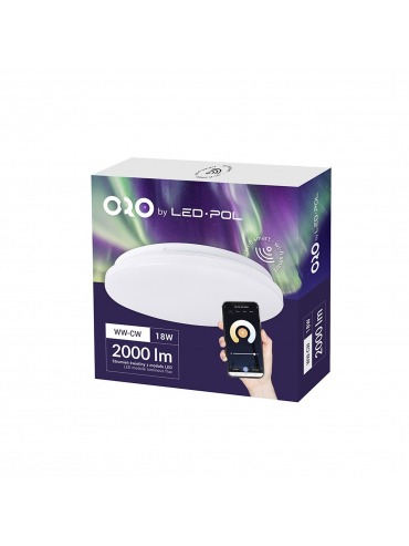 Lampa sufitowa ORO-CERES-WIFI-DRIVE-18W-CCT