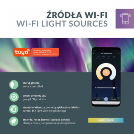 Lampa sufitowa ORO-CERES-WIFI-DRIVE-18W-CCT