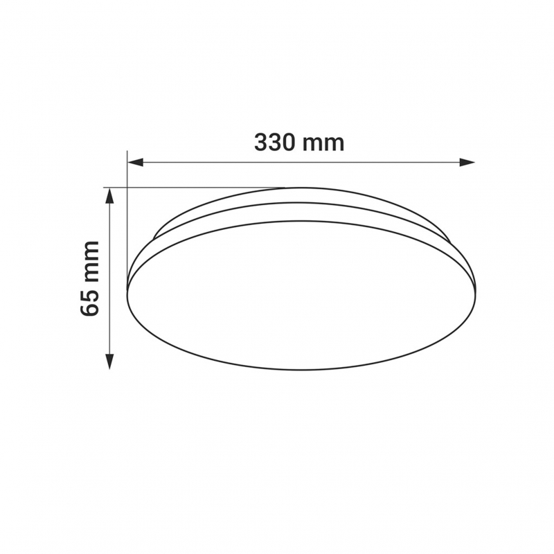 Lampa sufitowa ORO-CERES-WIFI-DRIVE-18W-CCT