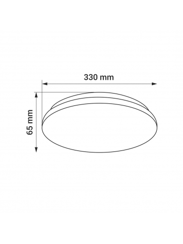 Lampa sufitowa ORO-CERES-WIFI-DRIVE-18W-CCT