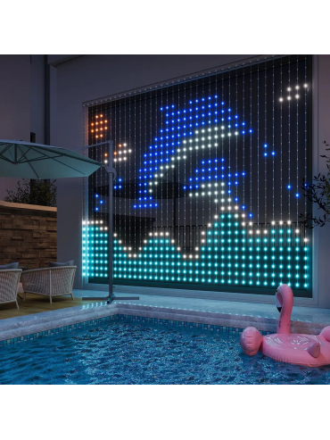 Kurtyna LED RBGIC IP65 H70B1