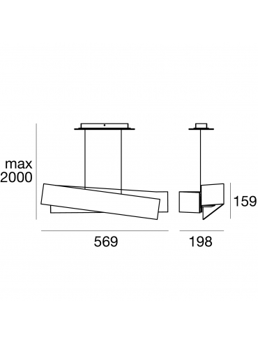 Lampa wisząca ZIG ZAG 6991