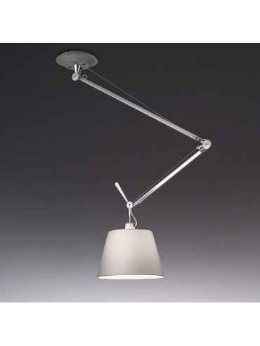 Lampa wisząca TOLOMEO DECENTRATA 36 Szara