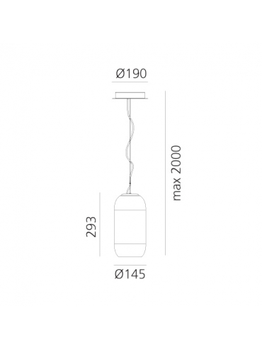 Lampa wisząca GOPLE MINI 1406340A
