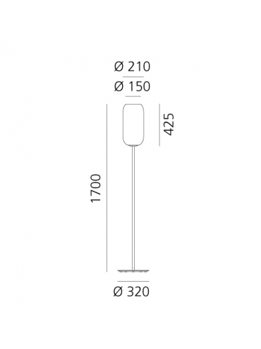 Lampa podłogowa GOPLE 1410340A