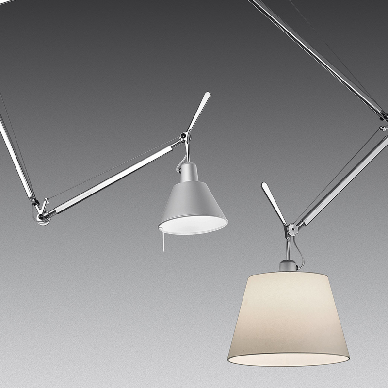 Lampa biurkowa TOLOMEO BASCULANTE Beżowa