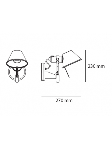 Kinkiet TOLOMEO FARETTO A029250
