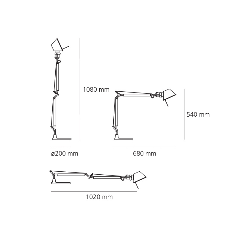 Lampa biurkowa TOLOMEO MINI