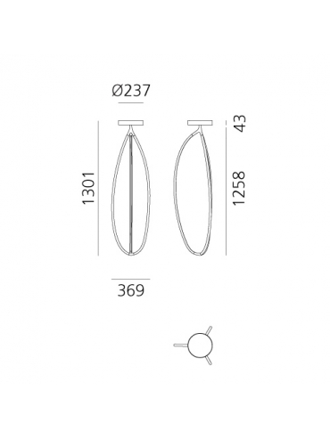 Lampa sufitowa ARRIVAL 130 1555010APP