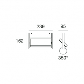 Kinkiet TABLET APPL.(M)LED 17W 7609